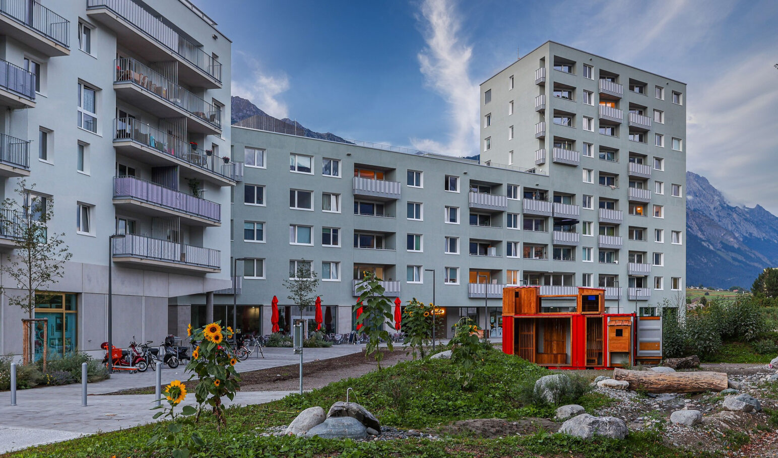 Wohnobjekt Campagne Innsbruck mit Spielplatz