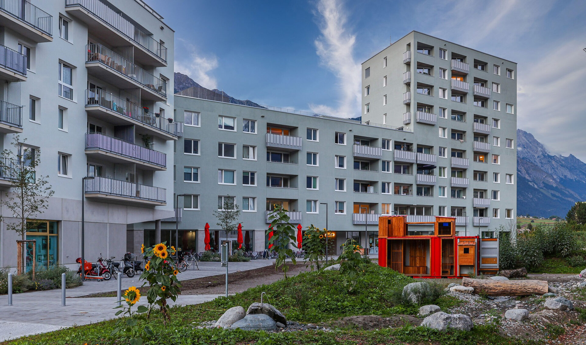 Wohnobjekt Campagne Innsbruck mit Spielplatz